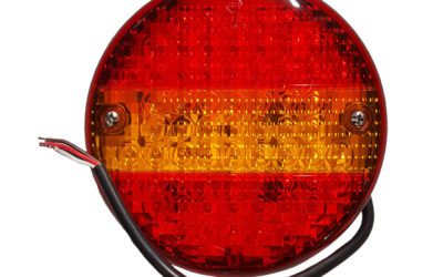 Lamp Rear Trailer LED Round Hamburger 10-30V 140mm