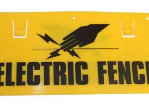 Sign Warning Electric Fence