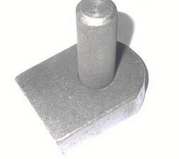 Gate Hanger Weld-on Flat Base 1 inch (25mm) Pin