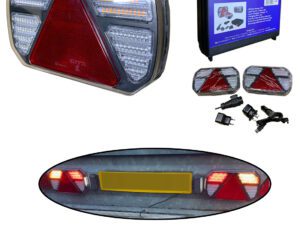 Lamp LED Trailer Kit Magnetic Wireless 13 Pin