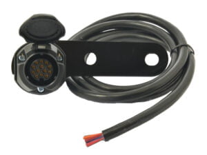 Cable & 13 Pin Socket on Mounting Plate