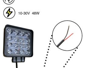 Work lamp LED 48W 10-30V Square 3300lm