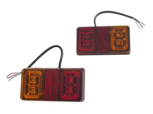 Lamp Rear Trailer 3 in 1 LED 12V/24V Pair