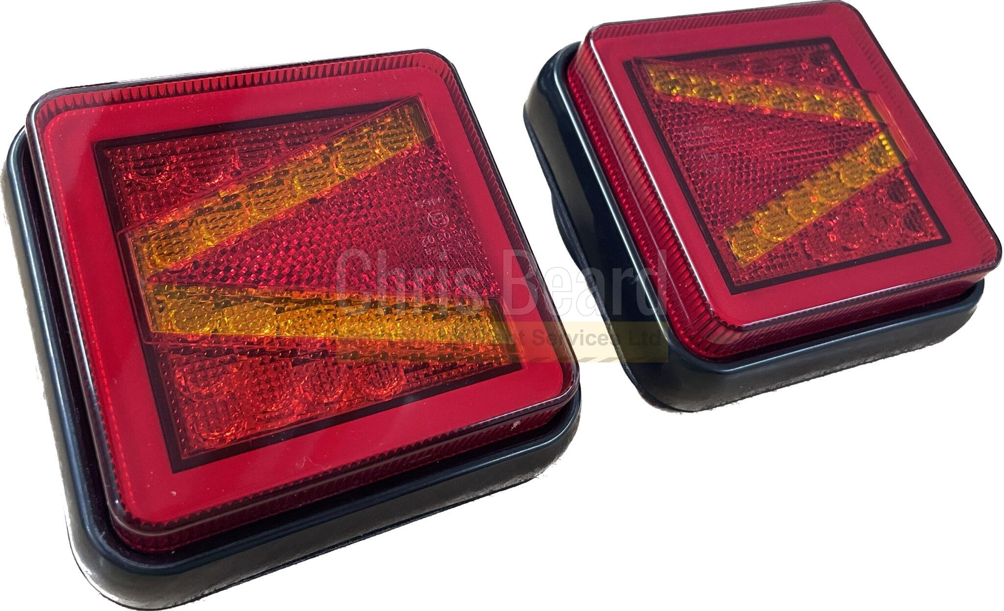 Lamp Tail 3 in 1 LED Neon 10-30V PAIR