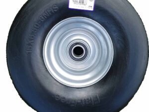 Wheel 15 x 6.50-6 P.U. Metal,25mm bore – Tedder