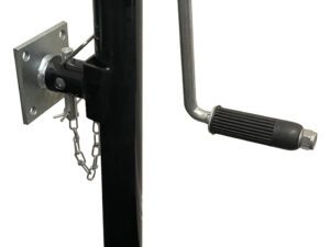 Jack Trailer 1300kg Side Wind Bolt on – 60mm