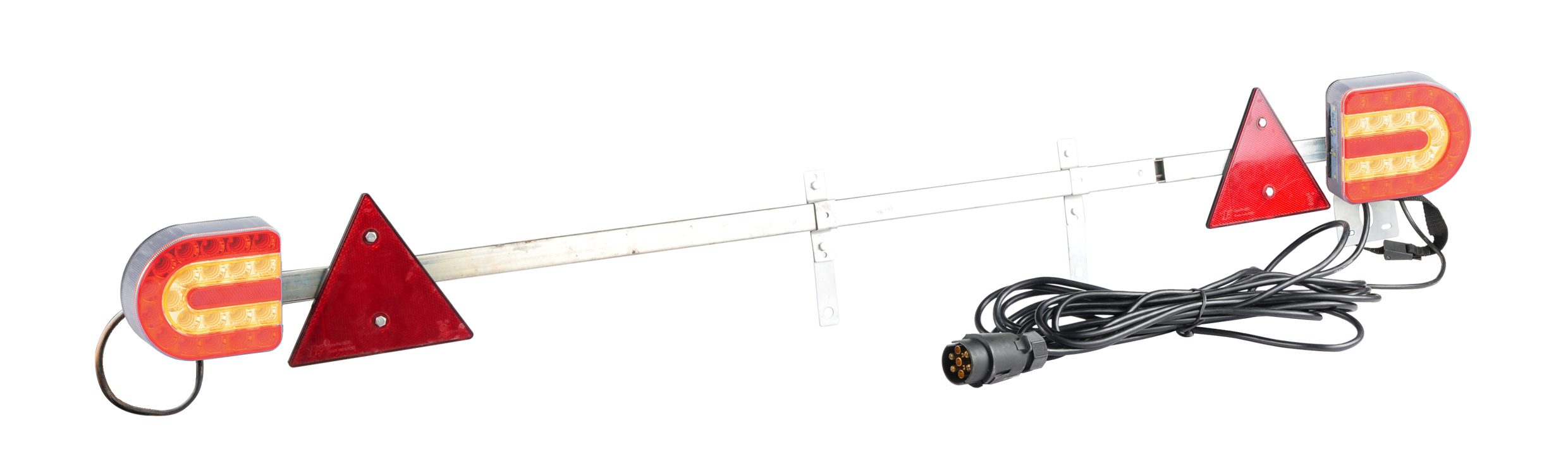 Light Board Extendable Trailer 1.4-2.1m Tube 12m