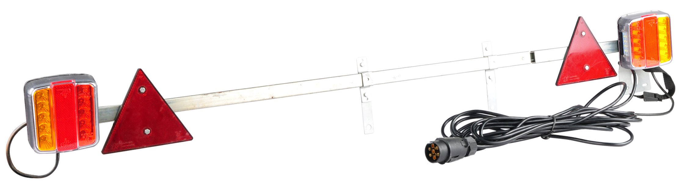 Light Board Extendable Trailer 1.4-2.1m Tube 12m