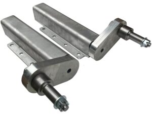 Un braked 750kg Suspension 1 inch Pair