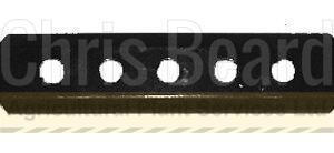 Drawbar Cat 1 - 24 3/4 inch (615mm) long 5 hole