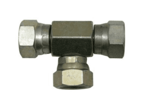 Hydraulic T piece 3/8 BSP Female