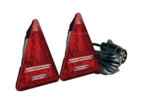 LED Trailer 2 Light 7 Pin 7.5m Cable Magnetic Kit