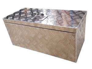 Tool Box Aluminium Chequer Plate 26x12x12″