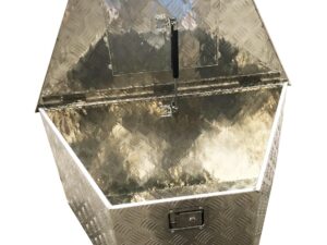 Toolbox Aluminium Checker Plate 865 x 365 x 560 x 522mm