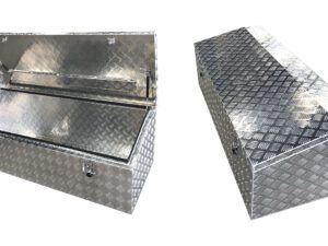 Toolbox Aluminium Checker Plate 1500 x 600 x 500mm