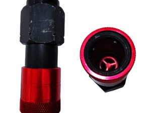 Self-Sealing Valve Female Red M22