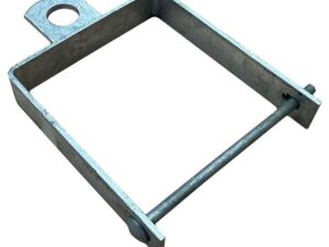 Gate Square Post Hanger 7" Top for Metal Gates