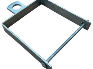 Gate Square Post Hanger 8" Top for Metal Gates