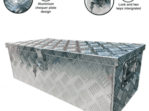 Toolbox Aluminium Checker Plate 31 x 13 x 10 inch