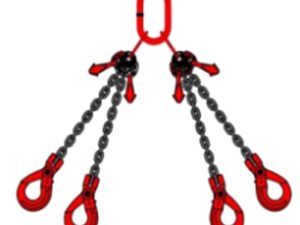 Chain Lifting Slings 4 Leg 8mm in 2m lengths