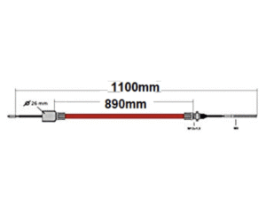 Alko Threaded Cable 890mm/1100mm