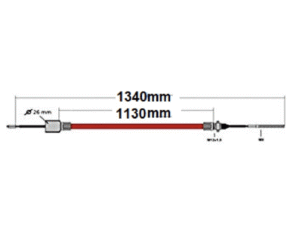 Alko Threaded Cable 1130mm/1340mm