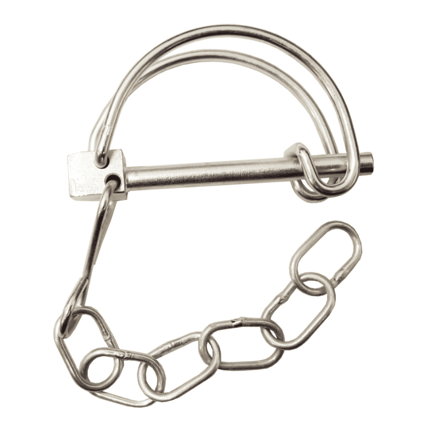 Pipe Clip & Chain BZP x4