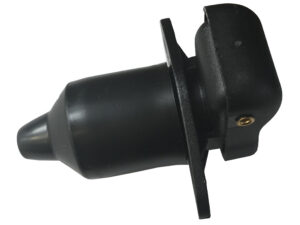 Trailer Socket 3 Pin Female Plastic 2 Hole Flange
