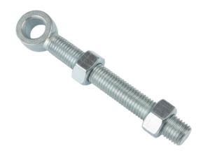 Gate Eyebolt 8 inch BZP 1 inch (25mm) Pin