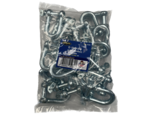 Shackle D 3/8 inch (10mm) Screw (Bag of 20)