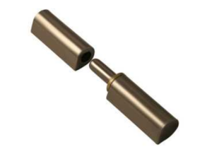 Hinge Lift Off Weld On 100mm c/w brass bush