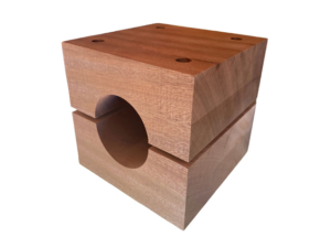 Wooden Roller Block Slurry Guzzler (Pair)