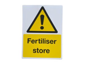 Sign Fertiliser Store 300 x 400mm