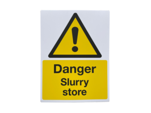 Sign Danger Slurry Store 300 x 400mm