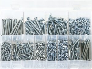 Machine Screws with Nuts, Round Head, Slotted
