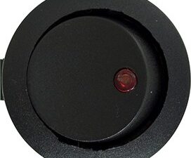 12V RED LED Spot Rocker Switch - On/Off